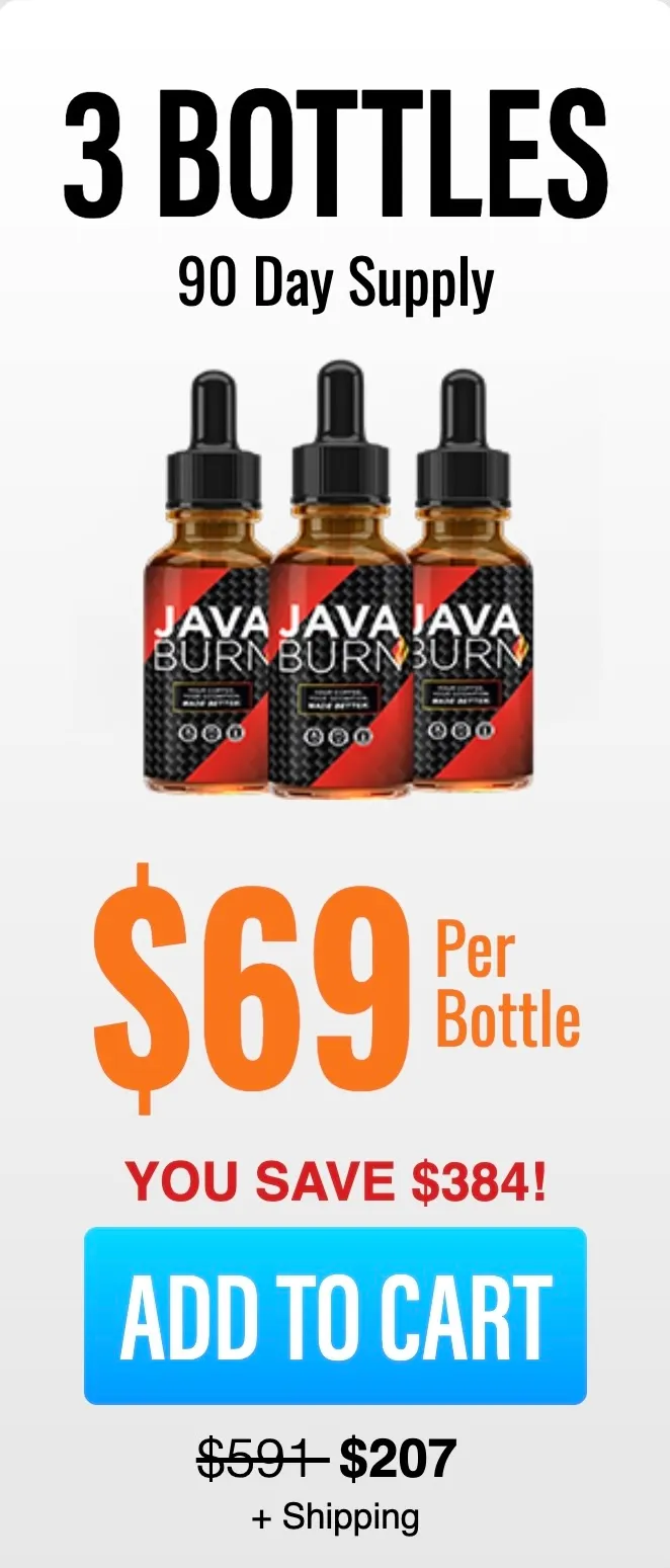 Java Burn 3 bottles